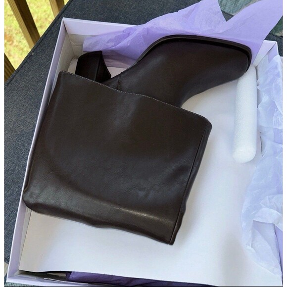 Madden Girl Boots Women’s Size 10 Wide Calf Dark Chocolate - Picture 5 of 7